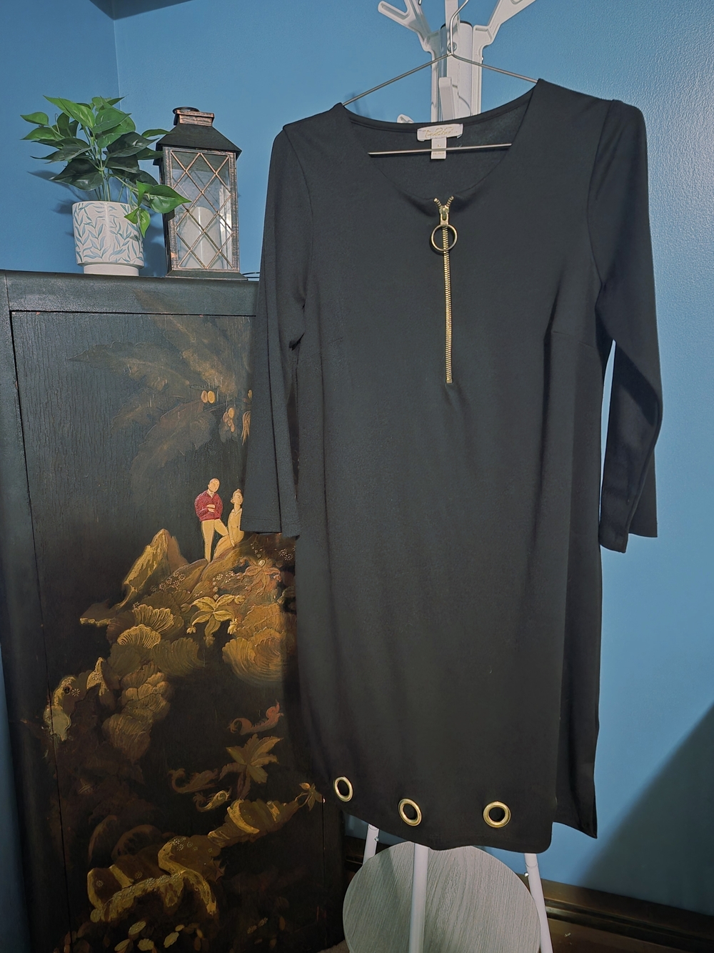 Prelude Mini Long Sleeve Dress Black